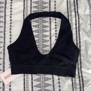 MISSGUIDED micro halter bralette